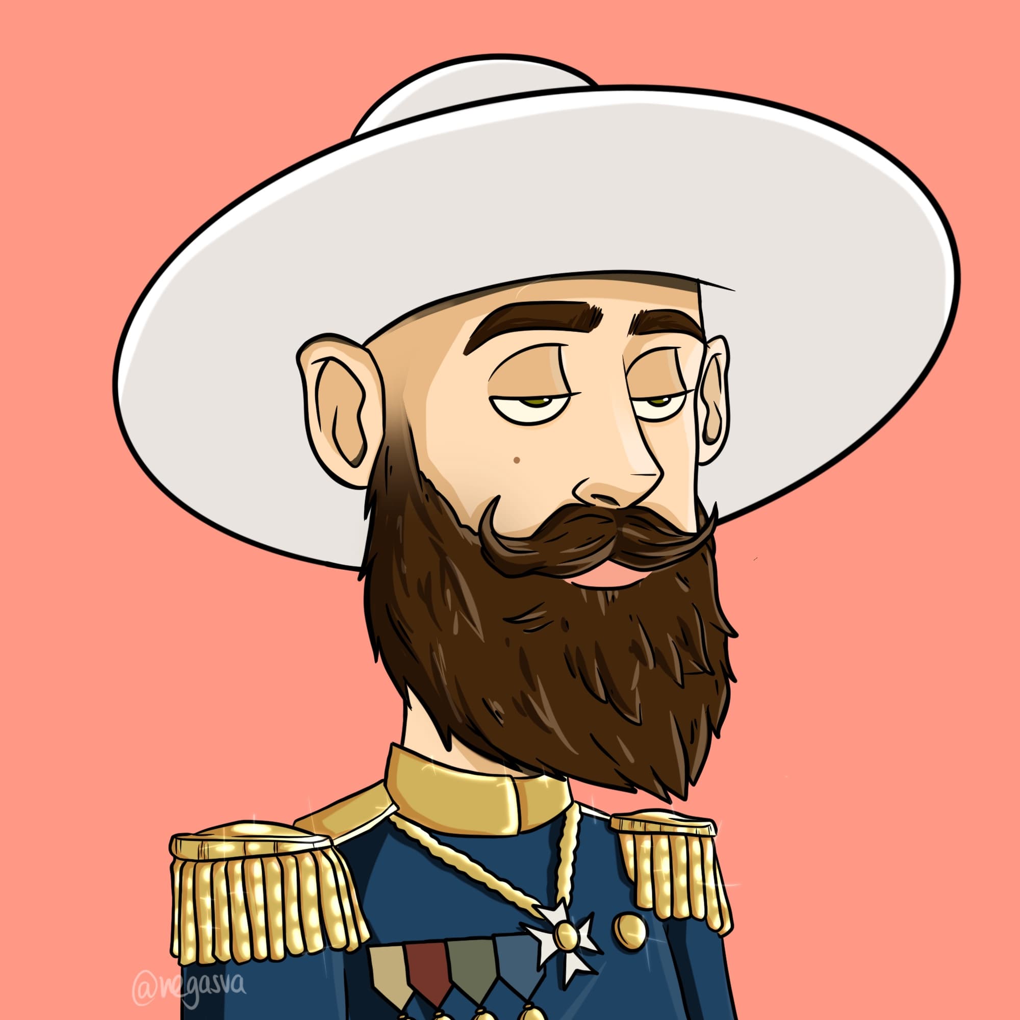 Portrait delivered to Alejandro Garcia