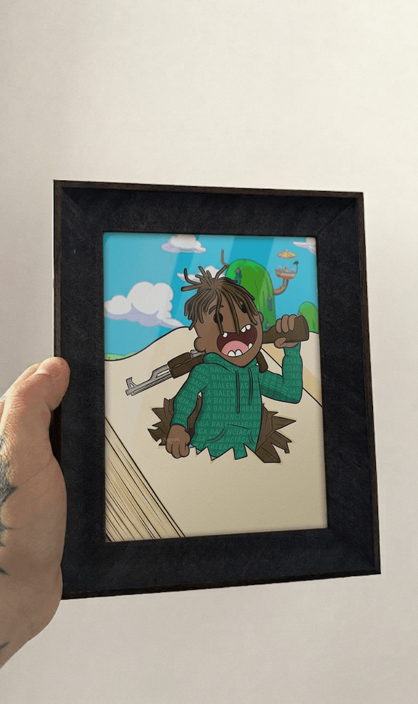Portrait delivered to Pierre Laurent